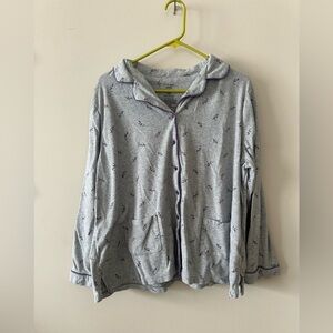 Women’s Simply Basic pajama button up top 2x